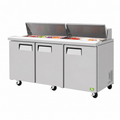 Three-Door Sandwich/Salad Prep Table 2-3/4"W x 30"D x 37-1/2"H