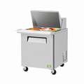 One-Door Mega Top Sandwich/Salad Prep Table 27-1/2"W x 34"D x 39-5/8"H