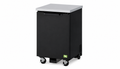 One-Door Back Bar Cooler – 23-5/8"W – Black Vinyl