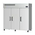 Three-Door Top Mount Reach-In Freezer 7-3/4"W x 30-7/8"D x 78"H
