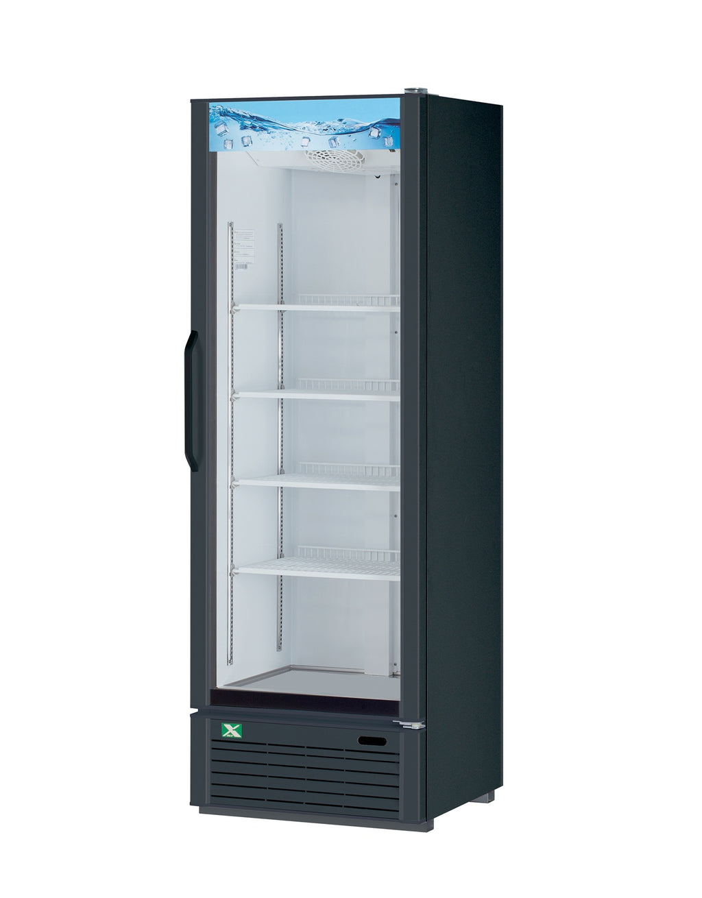 RefrigerationX XGM-15-N6 One-Door Glass Merchandiser - Color Option: (W), (B)