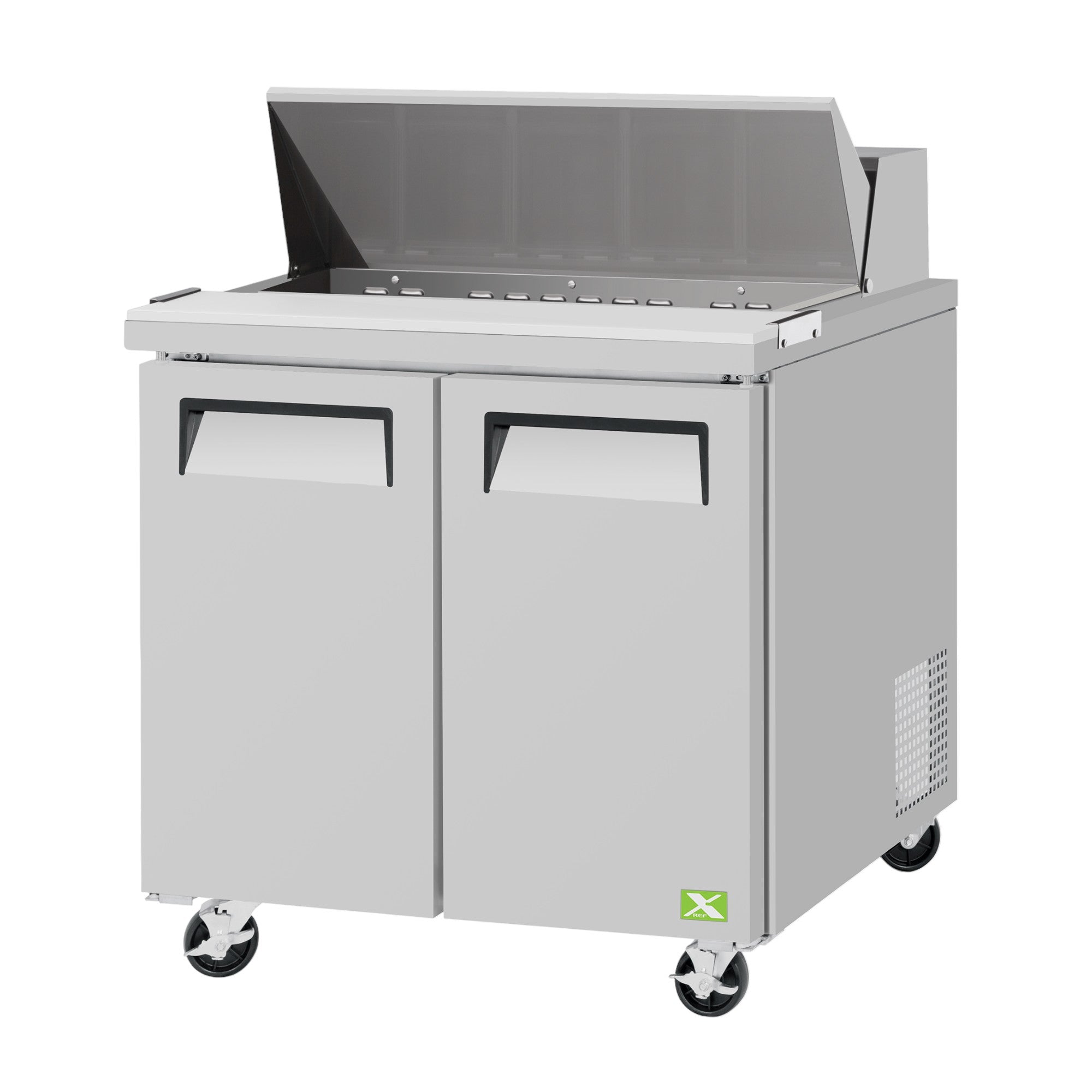 RefrigerationX XST-36-15-N6 Two-Door Mega Top Sandwich/Salad Prep Table
