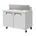 RefrigerationX XST-48-18-N Two-Door Mega Top Sandwich/Salad Prep Table