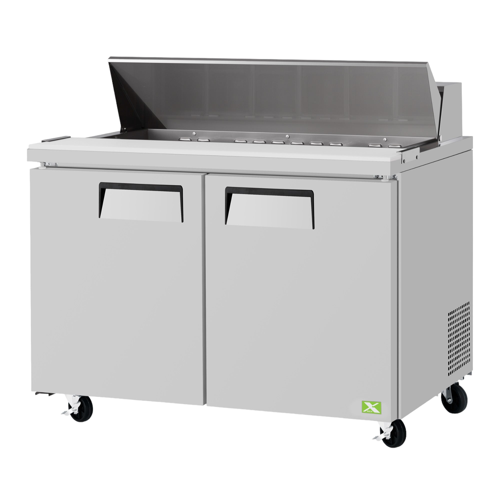 RefrigerationX XST-60-24-N Two-Door Mega Top Sandwich/Salad Prep Table