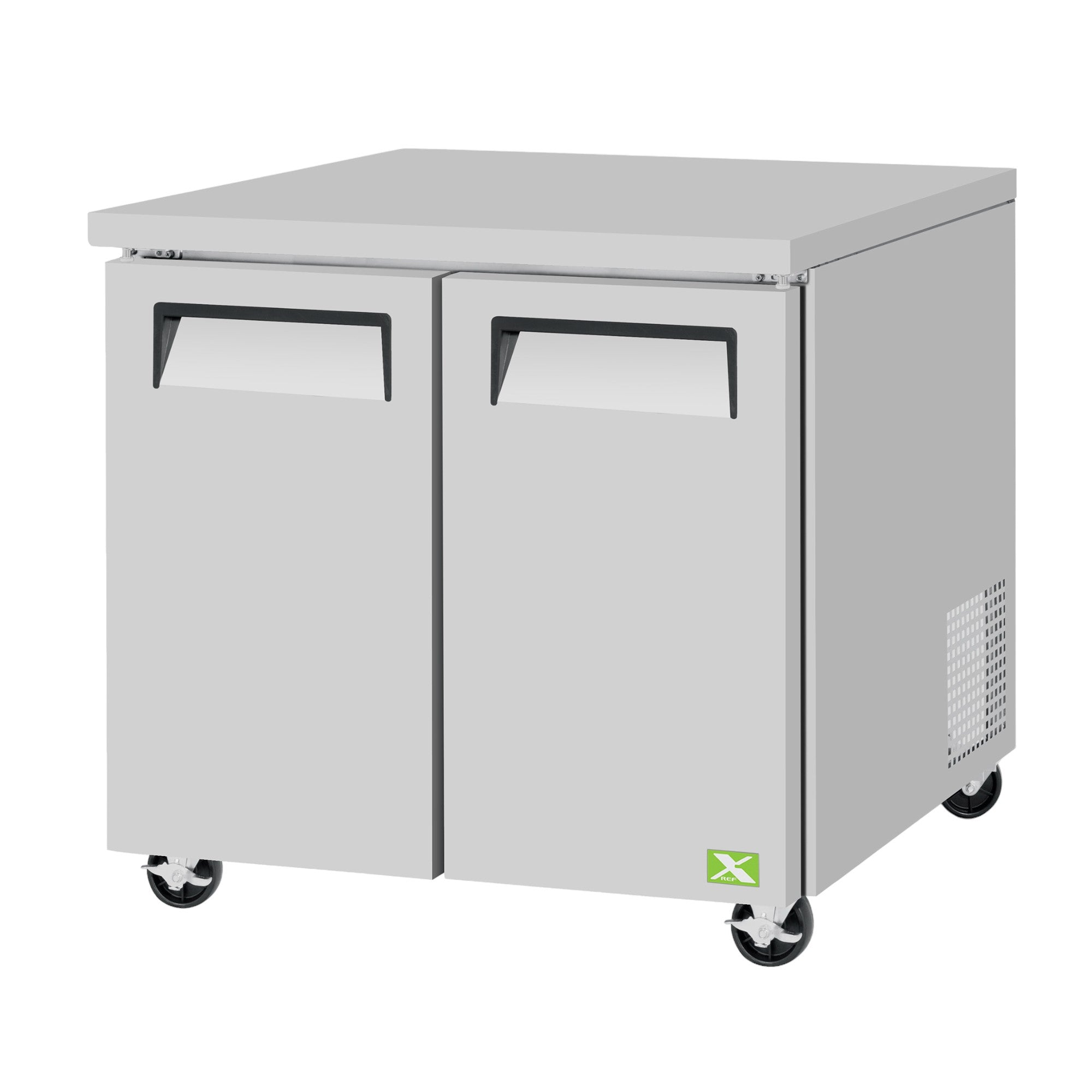 RefrigerationX XUR-36-N6 Two-Door Undercounter Refrigerator